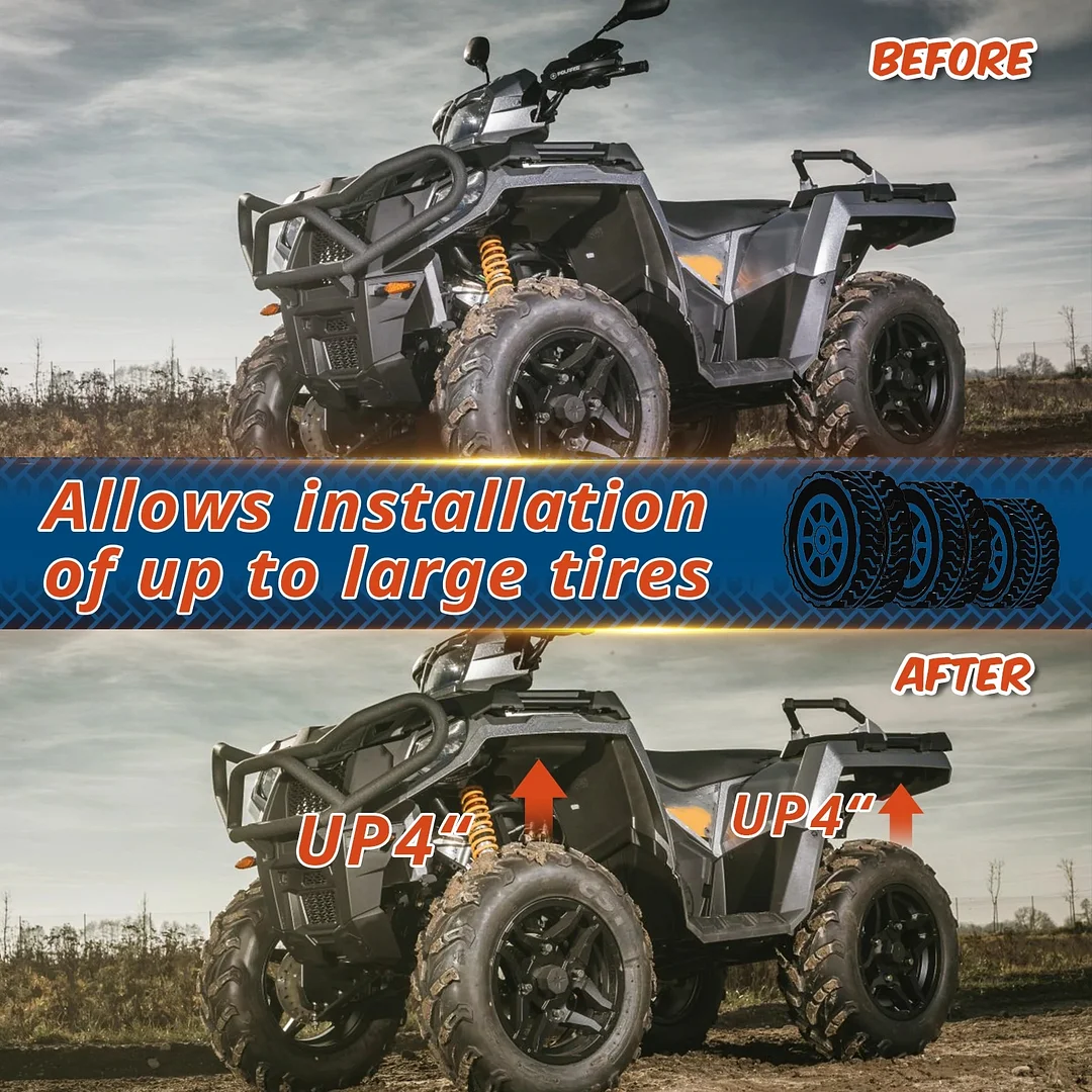 Garlaven 4 inches Full Lift Kits For 1999-2021 Polaris Sportsman ATV/UTV Suspenison Kits Accessories