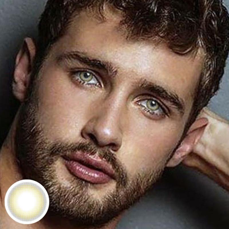 Men's light green (12 months) contact lenses