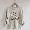 Women's Cute Cat Christmas Sweatshirt