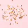 14K / 18K Golden Silver Copper Round Beads DIY Jewelry Accessories