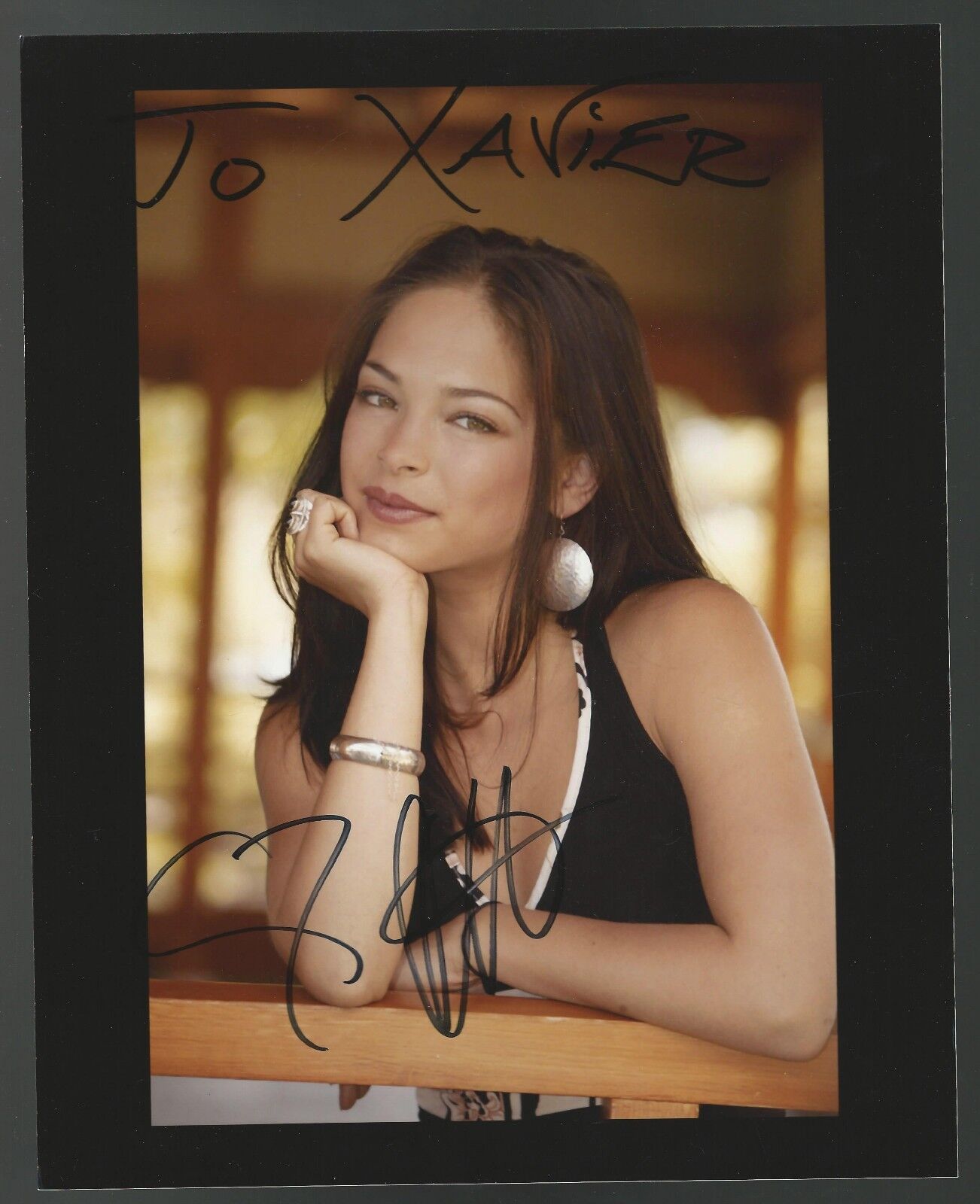 Kristin Kreuk Signed Autographed 8x10 Photo Poster painting Beauty & The Beast Smallville