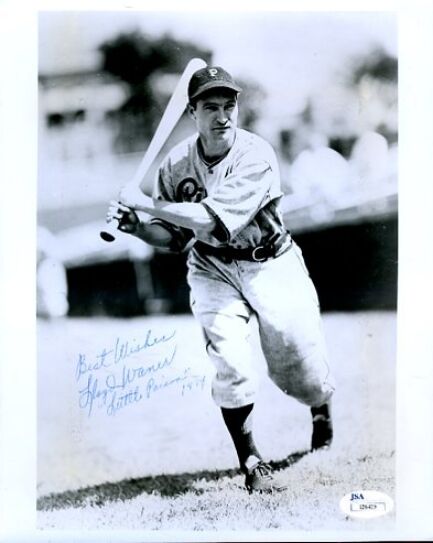 Lloyd Waner Signed Jsa Certed 8x10 Photo Poster painting Autograph