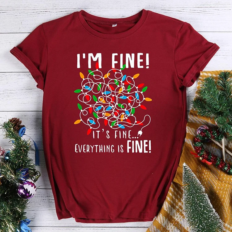 Everything is Fine T-Shirt-011324-Annaletters