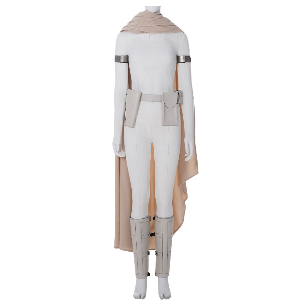 Padme Amidala Cosplay Costume Star Wars Padmé White Halloween Suit