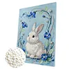 Kits d&rsquo;art de peinture en perles maison pour adultes d&eacute;coration murale maison peinture d&rsquo;art en perles avec cadre 30x40cm