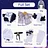 [Wetrose] Cheshire Azur Lane Cosplay Costume Cat Maid Girl Long Dress Wig Full Set