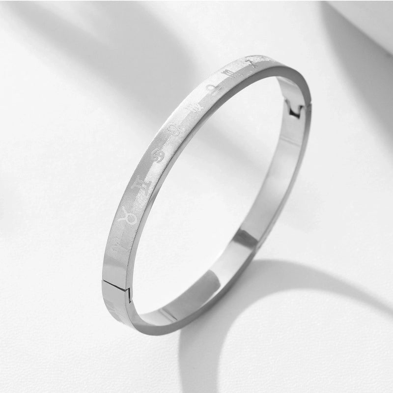 Retro Constellation Titanium Steel Bangle In Bulk