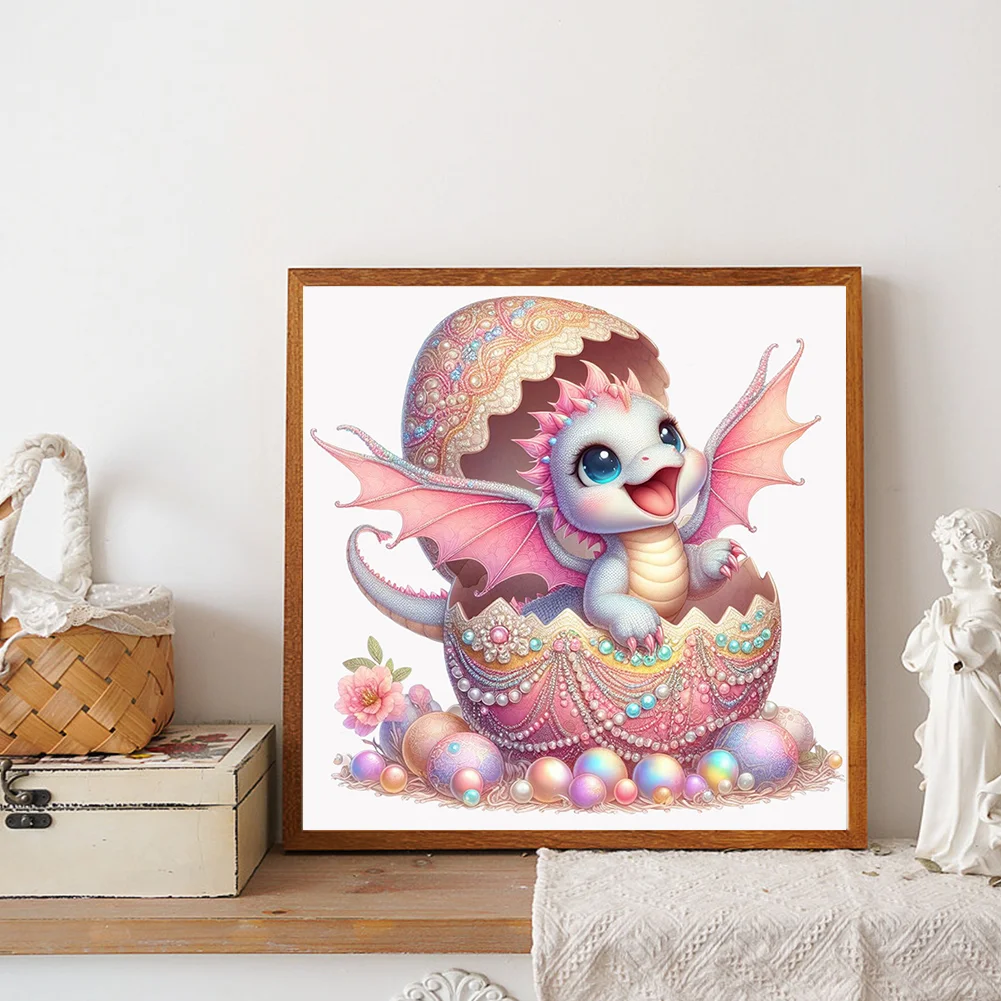 Diamond Painting - Full Round Drill - Jeweled Dragon Egg(Canvas|30*30cm)