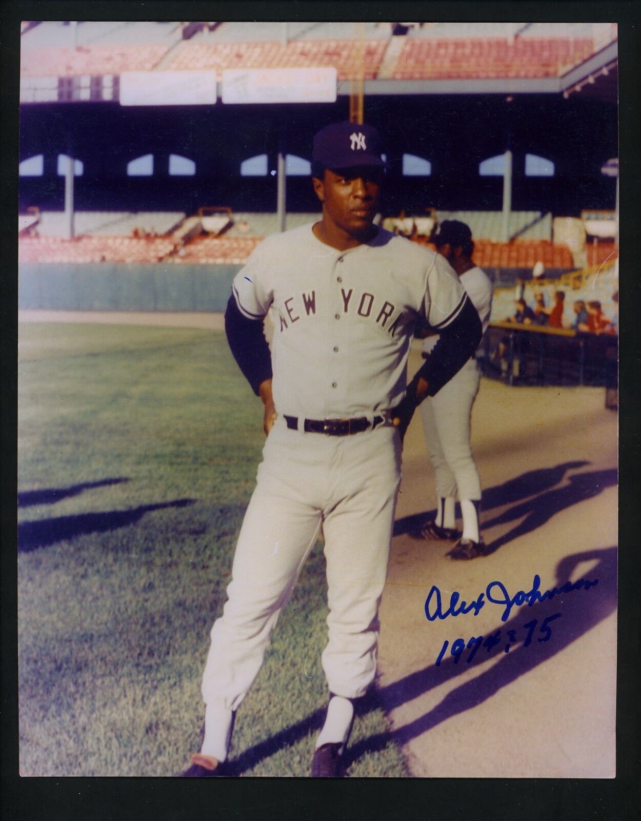 Alex Johnson Autographed Signed 8 X 10 Photo Poster painting New York Yankees