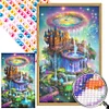 Rainbow Wonderland - runder Bohrer Diamond Painting - 45*70cm (große Größe Teil-AB-Bohrer)