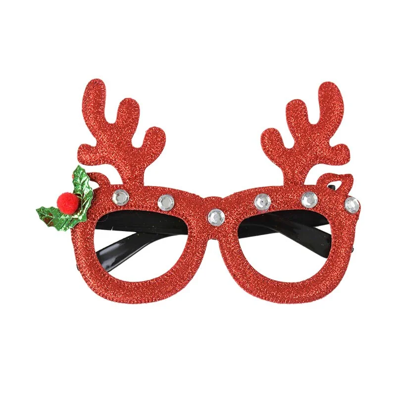 2022 Merry Christmas Glasses Santa Claus Snowman Christmas Decorations For Home Xmas Natal Navidad Decor New Year Kids Gifts