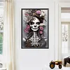 Skeleton Girl - Round AB Drills Diamond Painting(65*45cm)
