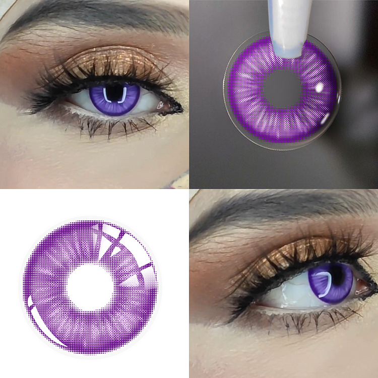 NEW】E-blink Violet Color Contact Lenses NEW】E-blink Violet Color Contact Lenses