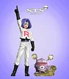 1/8 & 1/20 Scale Jessie & James & Giovanni - Pokemon Resin Statue - STS Studio