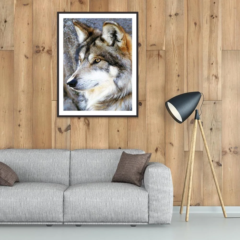 Diamond Painting - Full Round Drill - Wolf(30*40cm)
