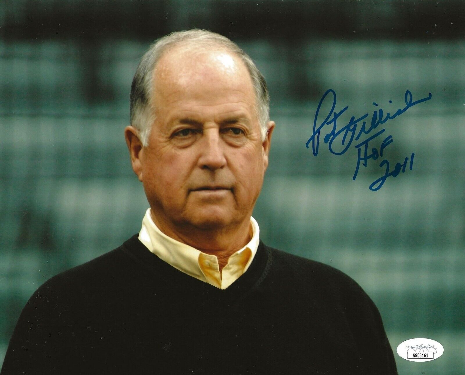 Pat Gillick signed Seattle Mariners 8x10 Photo Poster painting autographed W/ HOF Inscr. JSA