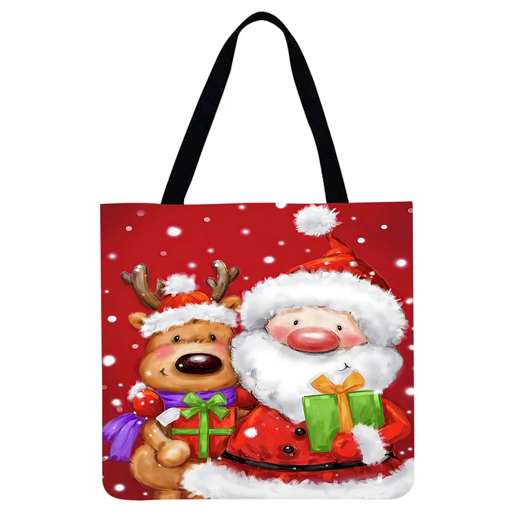Christmas - Linen Tote Bag