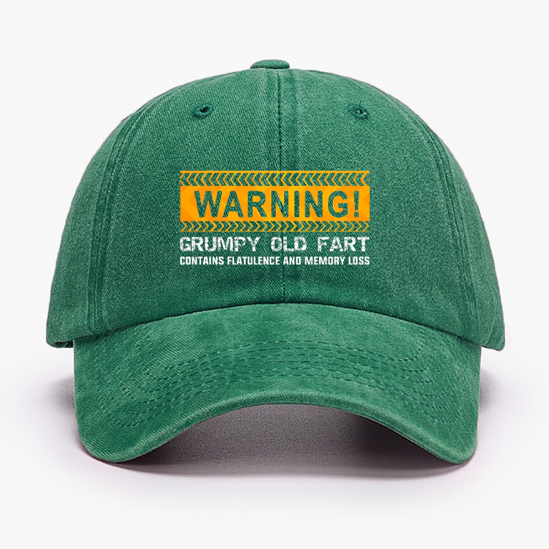 Grumpy Old Fart Contains Flatulence And Memory Loss Hat