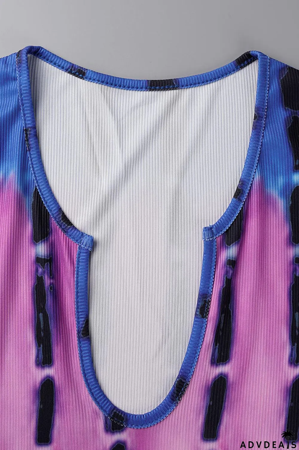 Yellow Casual Print Patchwork U Neck One Step Skirt Dresses