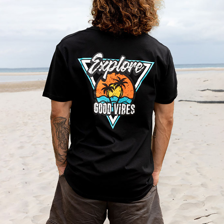 Men's Good Vibes Triangle Tee