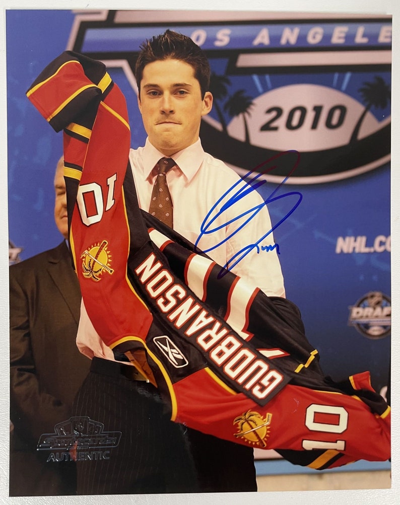 Erik Gudbranson Signed Autographed Glossy 8x10 Photo Poster painting Florida Panthers - COA Matching Holograms