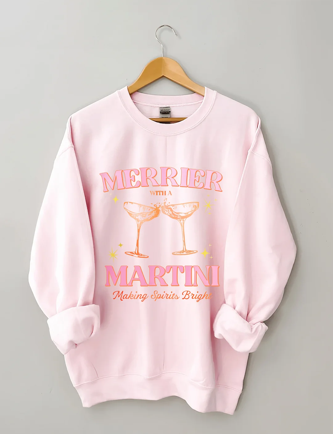 Merrier With A Martini Sweatshirt 