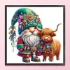 Christmas Yak Gnome-11CT Stamped Cross Stitch 50*50cm/19.69*19.69in