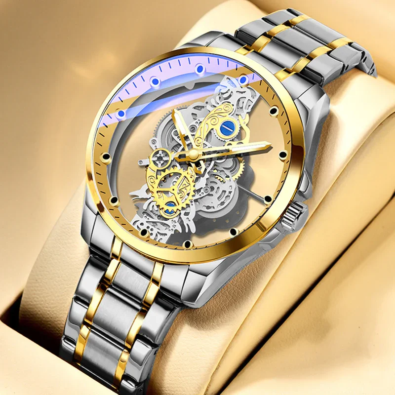 Full Automatic Double-Sided Hollow Bottomed Men's Watch
