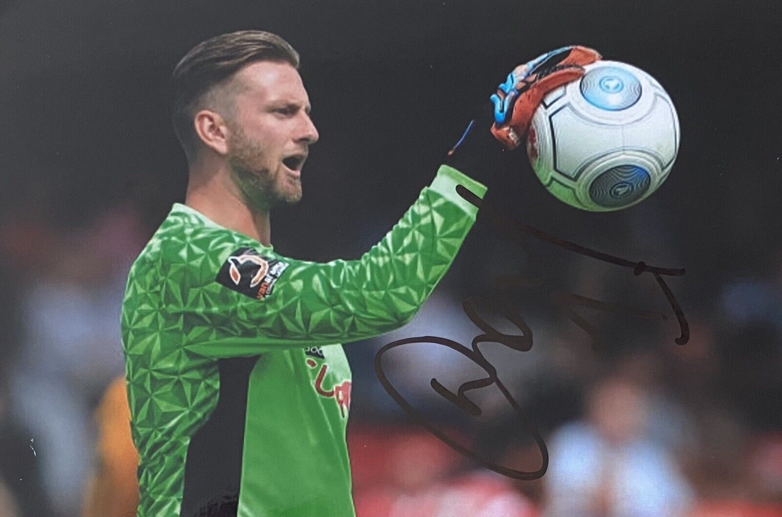 Chris Neal Genuine Hand Signed 6X4 Salford City Photo Poster painting