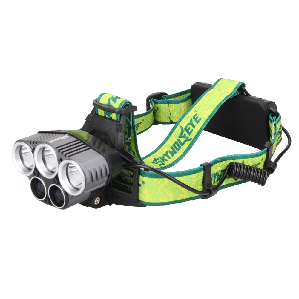 

30000LM 5X XM-L T6 LED Head Head + USB Cable +2X Batteries-Head Lamp, 501 Original