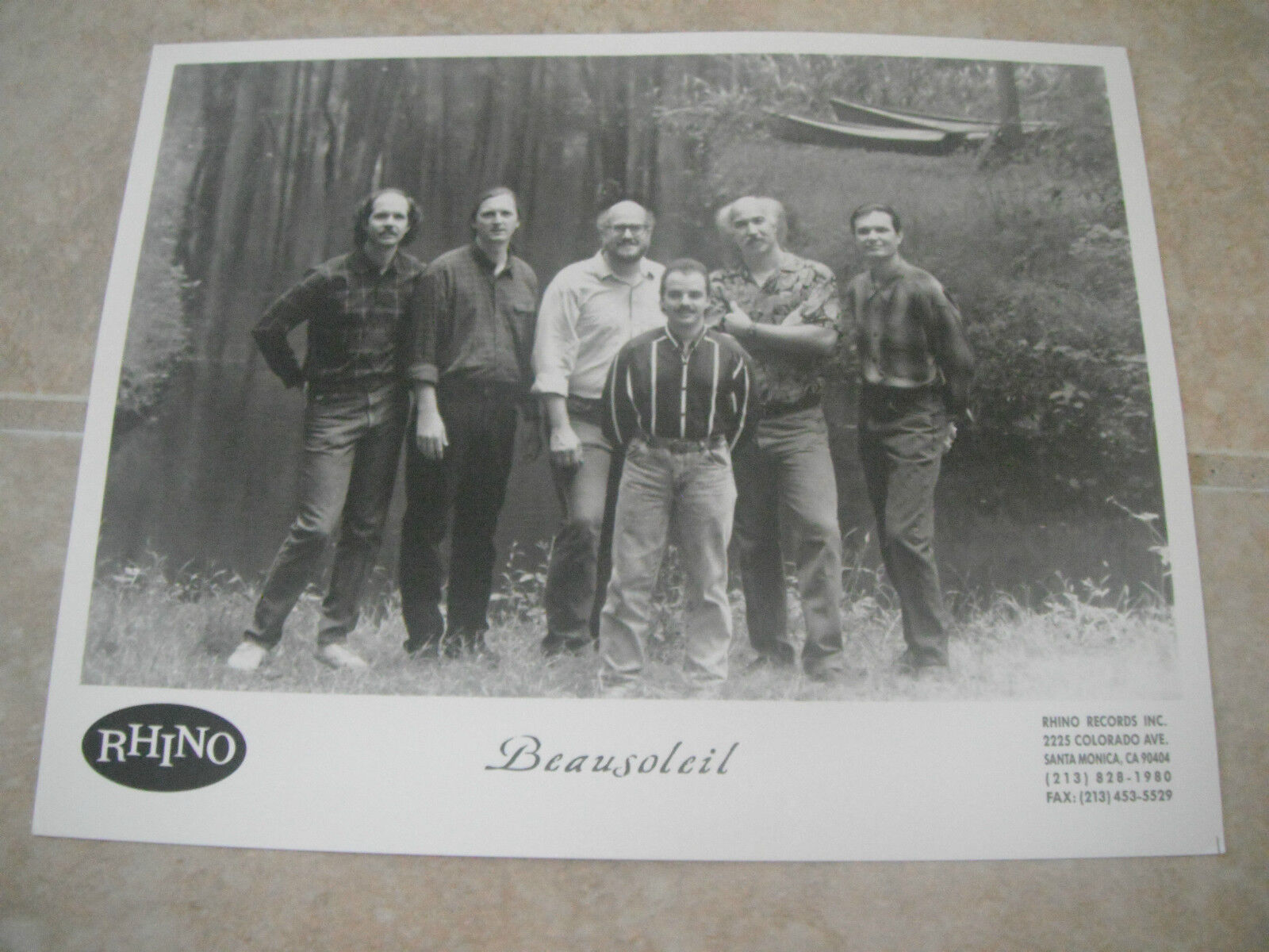 Beausoleil B&W 8x10 Promo Photo Poster painting Picture Original