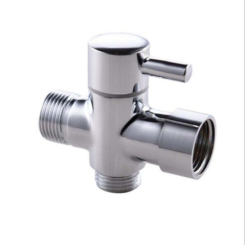 

3 Way Brass Bathroom Shower Valve Faucet Diverter Valve Shower Arm Divert, 501 Original