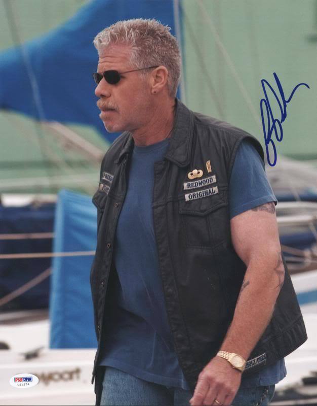 Ron Perlman Sons Of Anarchy Signed Authentic 11X14 Photo Poster painting PSA/DNA #U52634