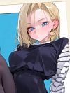 Black Shirt Ver. Android 18 Decorative Painting - Dragon Ball - Xingkong Studio