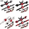 AMK Aluminum Alloy Complete Front CNC Axle Set 30T/8T for 1/10 RC Crawler AR44 SCX10 II 90047 90046 AX90060 Builders Kit Upgrade