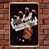 Judas Priest - Panneaux en &eacute;tain m&eacute;tallique(20*30cm/30*40cm) - Musique