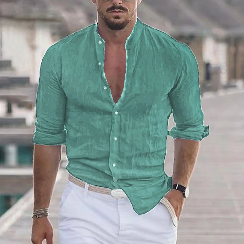 Linen Casual Shirt-INSPIREUSE