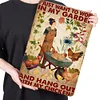 Gardening Girl I Just Want To Work In My Garden - Vintage Metal Signs - 20*30cm/30*40cm - Garden
