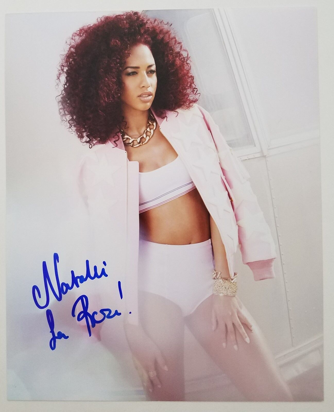 Natalie La Rose Signed 8x10 Photo Poster painting Pop Singer Musician Beautiful RAD