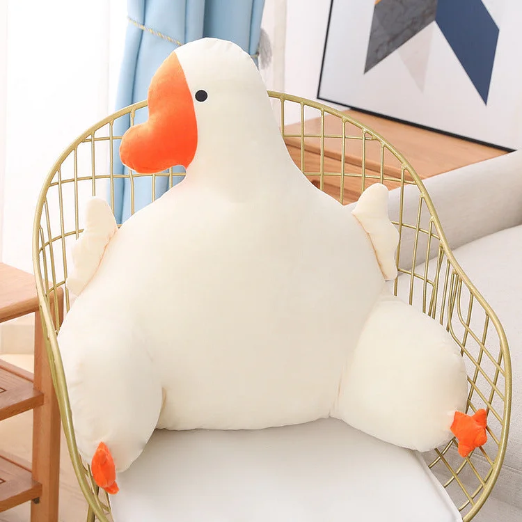 Cute White Goose Cushion