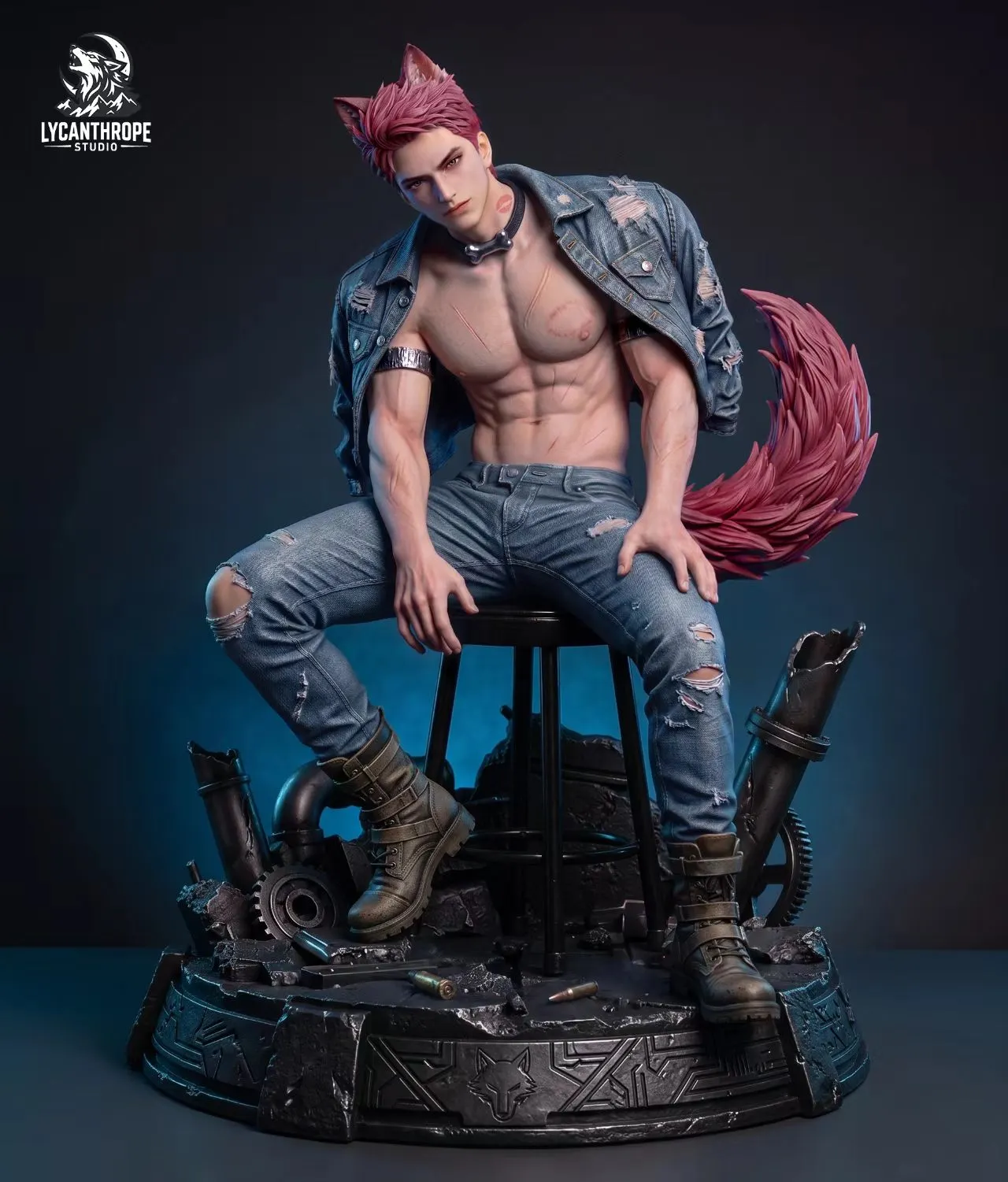 Lycanthrope Studio - Valko Denim Jacket Love and Deepspace-