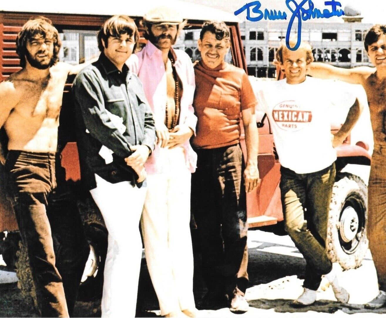 * BRUCE JOHNSTON * signed 8x10 Photo Poster painting * THE BEACH BOYS * COA * 12