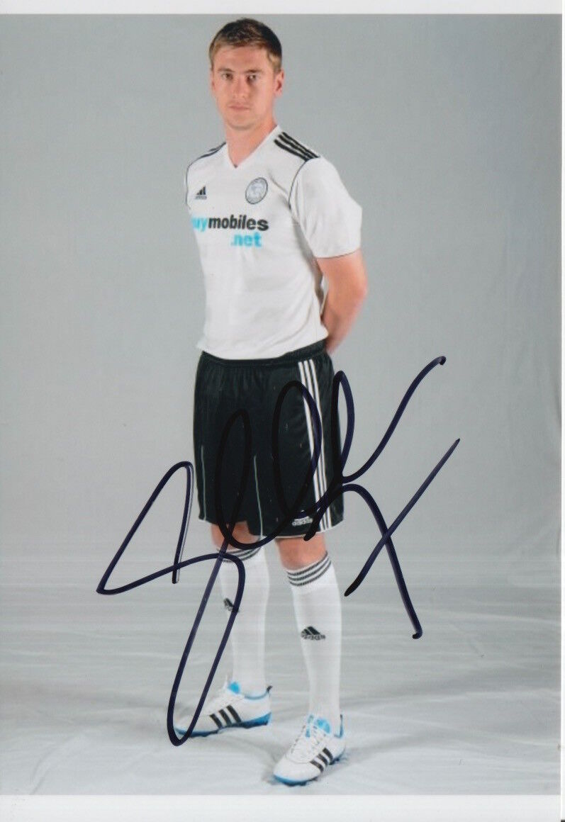 DERBY COUNTY HAND SIGNED STEVE DAVIES 6X4 Photo Poster painting 8.