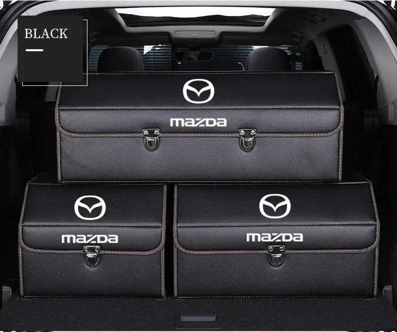 Car Trunk Leather Storage Box