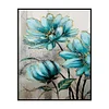 Flower-3 strands 11CT Stamped Cross Stitch-40*50CM