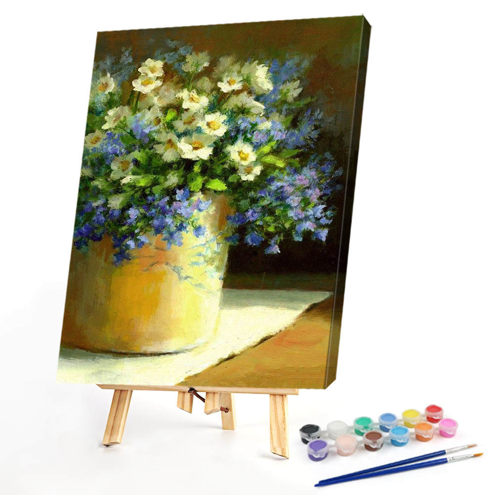 

40*50CM - Paint By Numbers - Vase Flowers, 501 Original