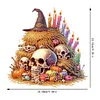 Acryl Schädel Heuhaufen - 5d DIY Handwerk Anhänger