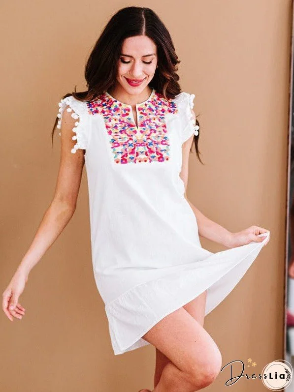 Floral Print Mini Dress for Women