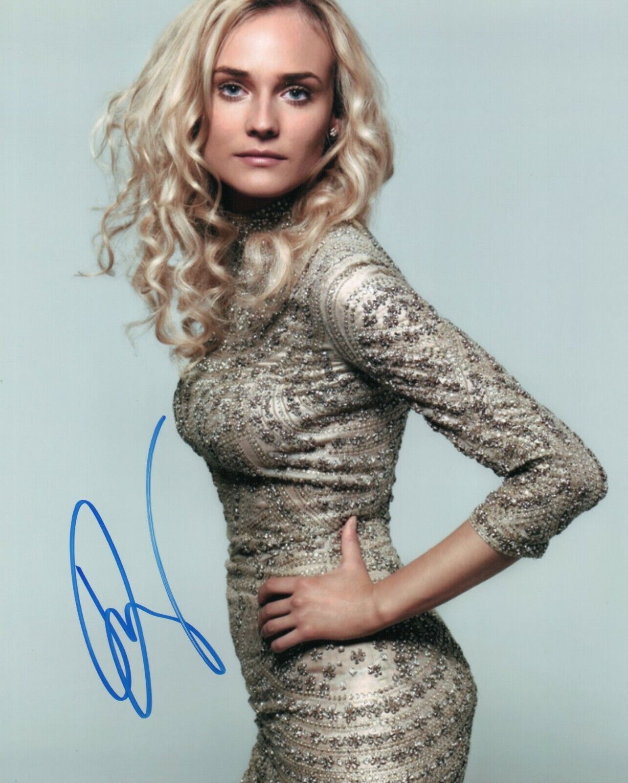 Autographed Diane Kruger signed 8 x 10 Photo Poster painting