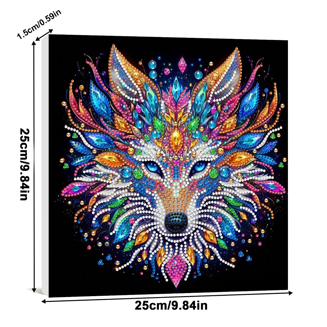 DIY Special Shape Drill Pearl Gem Diamond Art Painting Kit with Frame 9.84x9.84in Art Craft Pearl Diamond Painting for Adults Beginners Home Decor (BK41)
